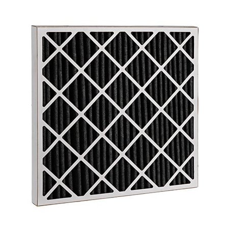 ALL-FILTERS 20X25X4 Odor Eliminator Activated Carbon Pleated AC Furnace Air Filter, 3PK 20254.C 3PK